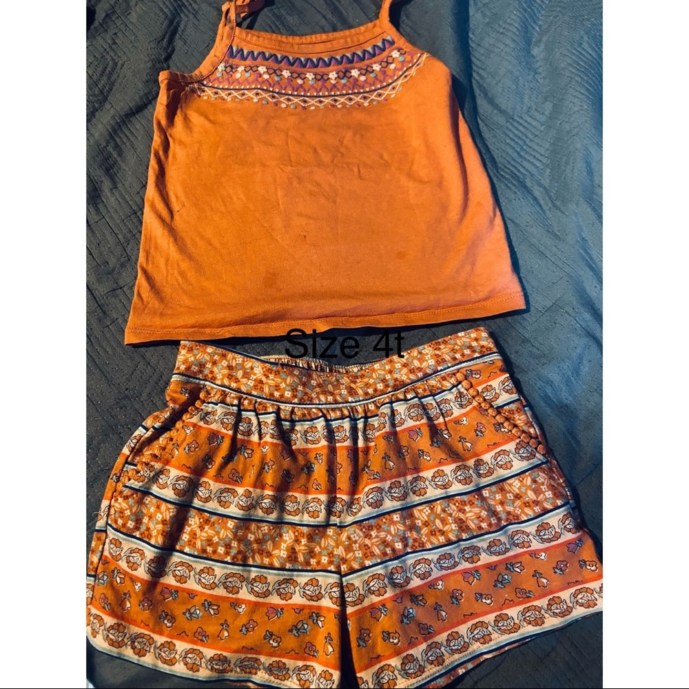 summer outfit size 4t